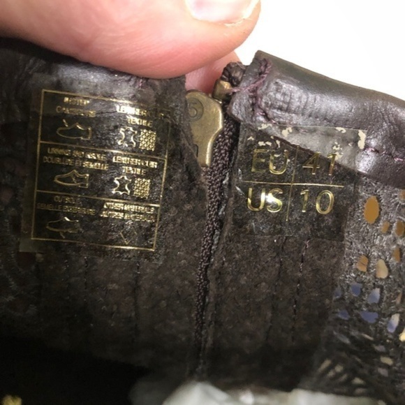 NWT Musse & Cloud Laser Cut AINHOA Zippered Boots - Picture 11 of 12